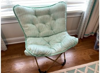 Turquoise Comfy Fold Up Chair