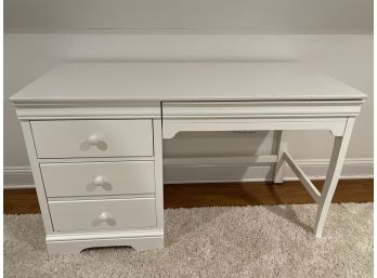 Stanley Furniture White Desk With Dovetail Joinery