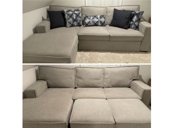 Playscape Bob O Pedic Right Facing Sectional With Pop Up Sleeper