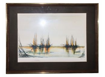 Original Lithograph Signed And Numbered