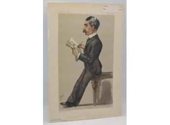 A Genuine Early Print From Vanity Fair Magazine Published Prior To 1915 'Spy'
