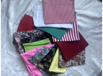 LOT Of Vintage Fabric Pieces