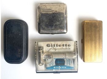 2. Four Vintage Shaving Kits