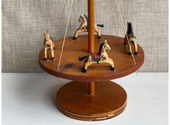 Vintage Wooden Handcrafted String Carousel.