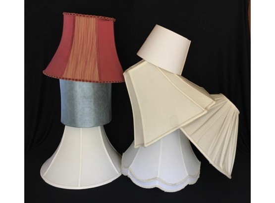 Grouping Of 7 Lampshades