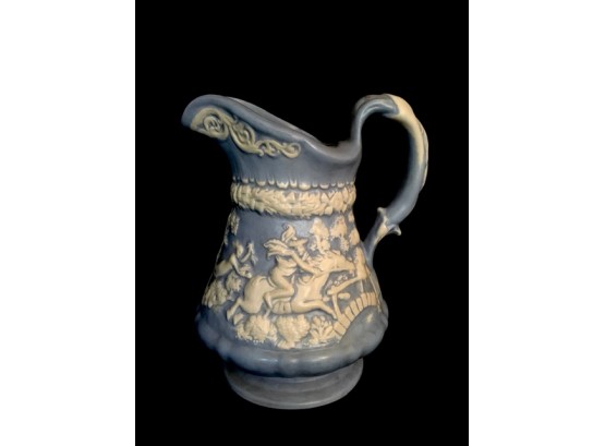 Wedgewood Style Handcrafted Pitcher