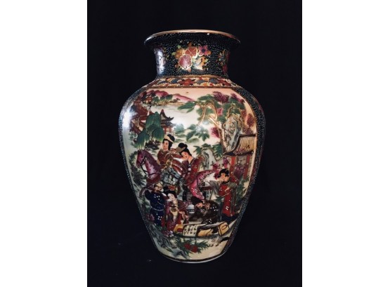 Stunning Royal Satsuma Cloisonne Vase