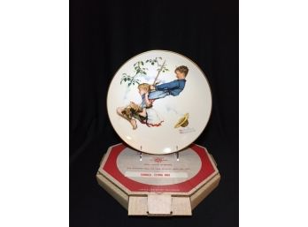 Norman Rockwell Collectable Plate By Gorham