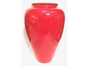 Red Himark Italy Ceramic Vase