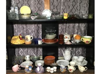 Contents Of Shelves - Dishware