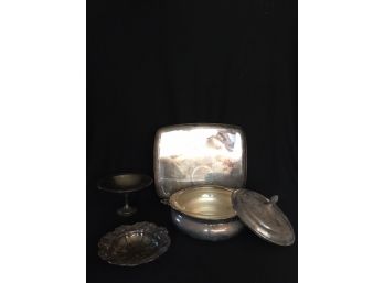 Collection Of Silver Serving Dishes