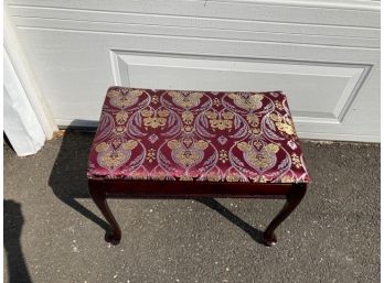 Newly Reupholstered Footstool Ottoman