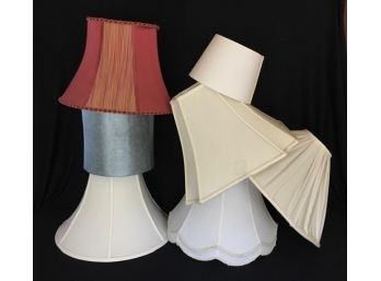 Grouping Of 7 Lampshades