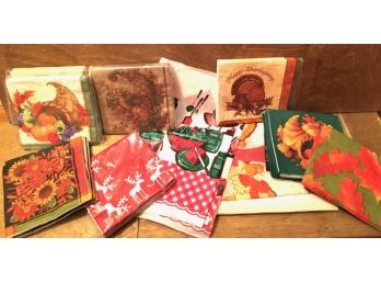 Assortment Of Autumn & Holiday Paper Goods