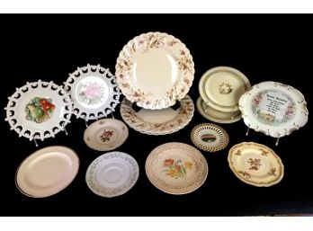 Collection Of Assorted Fine China Plates