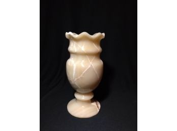 Trophy Style Marble Pedestal Vase