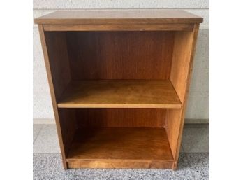 Vintage Small Laminate Bookcase W/ 1 Adjustable Shelf