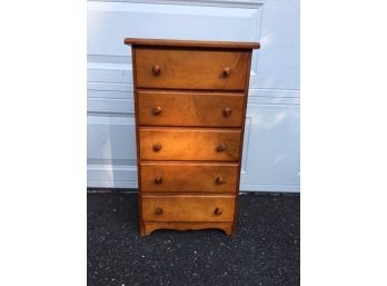 Adorable 5-drawer Solid Maple Chest Of Drawers