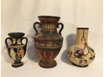 Trio Of Decorative Vases