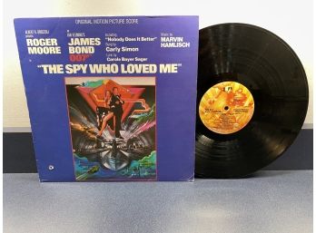 James Bond 007. 'The Spy Who Loved Me' Original Motion Picture Score On 1977 United Artists Records.
