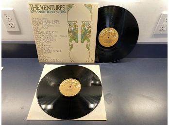 The Ventures. 10th Anniversary Album. Double LP On 1970 Liberty Records Stereo.