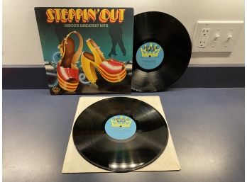 Steppin' Out. Disco's Greatest Hits On 1978 Polydor Records. Double LP Record.