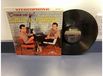 Santo & Johnny. Come On In... On 1962 Canadian American Records Stereophonic.