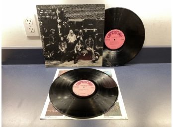 The Allman Brothers Band At Fillmore East. Double LP Record On 1971 Capricorn Records Stereo.