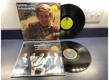 Buck Owens. Two Classic Country LP Records.
