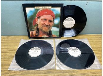 WILLIE NELSON. COUNTRY & WESTERN CLASSICS. 3 LP Record Box On 1983 Time Life.