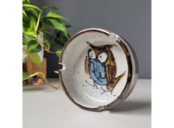 Circa 70s Asaki Japan Pottery Trinket / Ash Tray