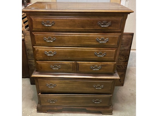 Sears Cherry Six Drawer Gents Chest