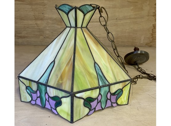 Handmade Stained Glass Fixture