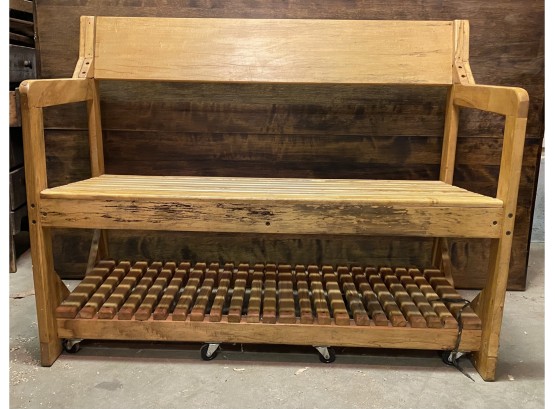 Custom Crafted Rolling Bench