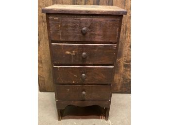 Small Pine Four Drawer Chest