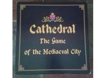 Complete - Strategy Game  'Cathedral The Game Of The Medieval City'  Crafted Of Canadian Hardwood