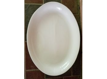Huge White Serving Platter - This One Is Definitely Able To Hold A Really Large Turkey.