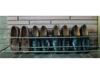 Vintage Expandable Metal Shoe Rack -Shoes Are Not Included.