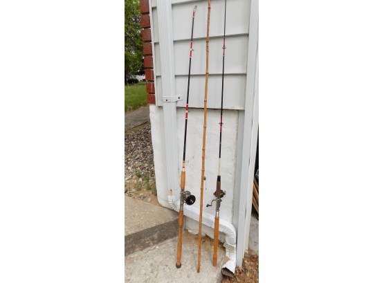 Unique Vintage Fishing Poles