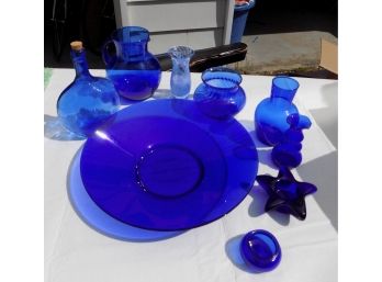 Beautiful Cobalt Glass Collection