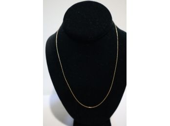 14K Yellow Gold Necklace 19' (1 Gram)
