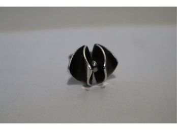 925 Sterling Silver Erik Granit Modernist Ring Size 9