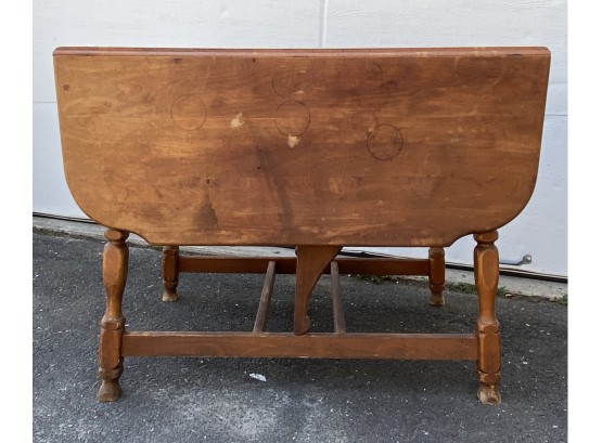 Vintage Wooden Drop Leaf Table