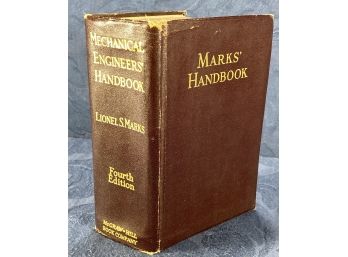 Mechanical Engineer's Handbook - Lionel S. Marks - 4th Edition
