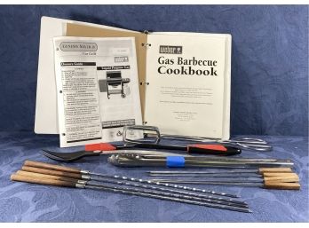 Barbecue - Weber Manual, Weber Cookbook, Skewers,  & More Cooking Tools