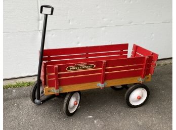 Classic Radio Flyer Wooden Wagon