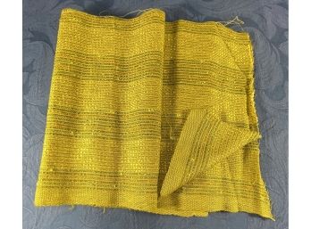 Fabric -  Open Weave Yellow Green