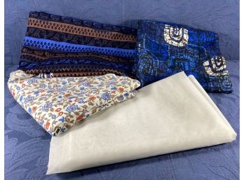 Fabric - Brown & Blue Fabrics