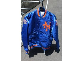 Gorgeous Mets Starter MLB   1986 25th Anniversary Satin Jacket L -Father's Day Gift