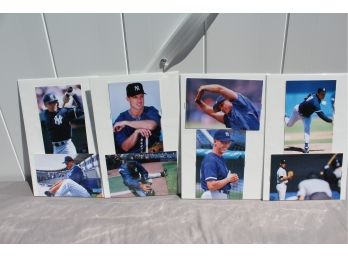 Group #2 8 On-Field Yankees 4x6 Photos From Great 1990s Team
